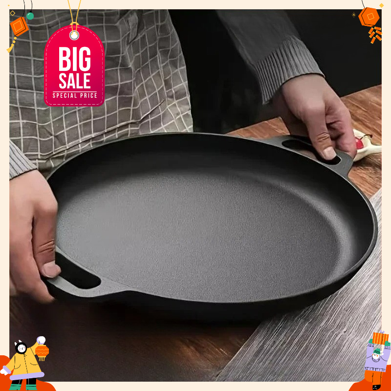 Mini Pancake Griddle - 2026 New Cast Iron Frying Non-stick