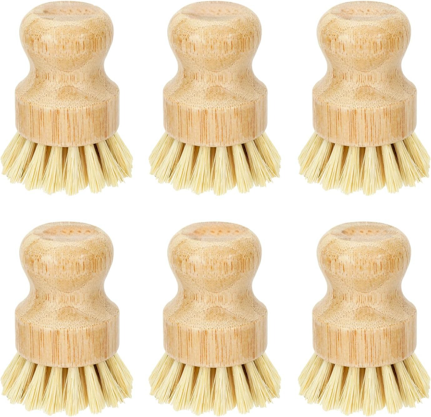 Cast Iron Corn - Bamboo Dish Scrub Brushes, Kitchen Wooden