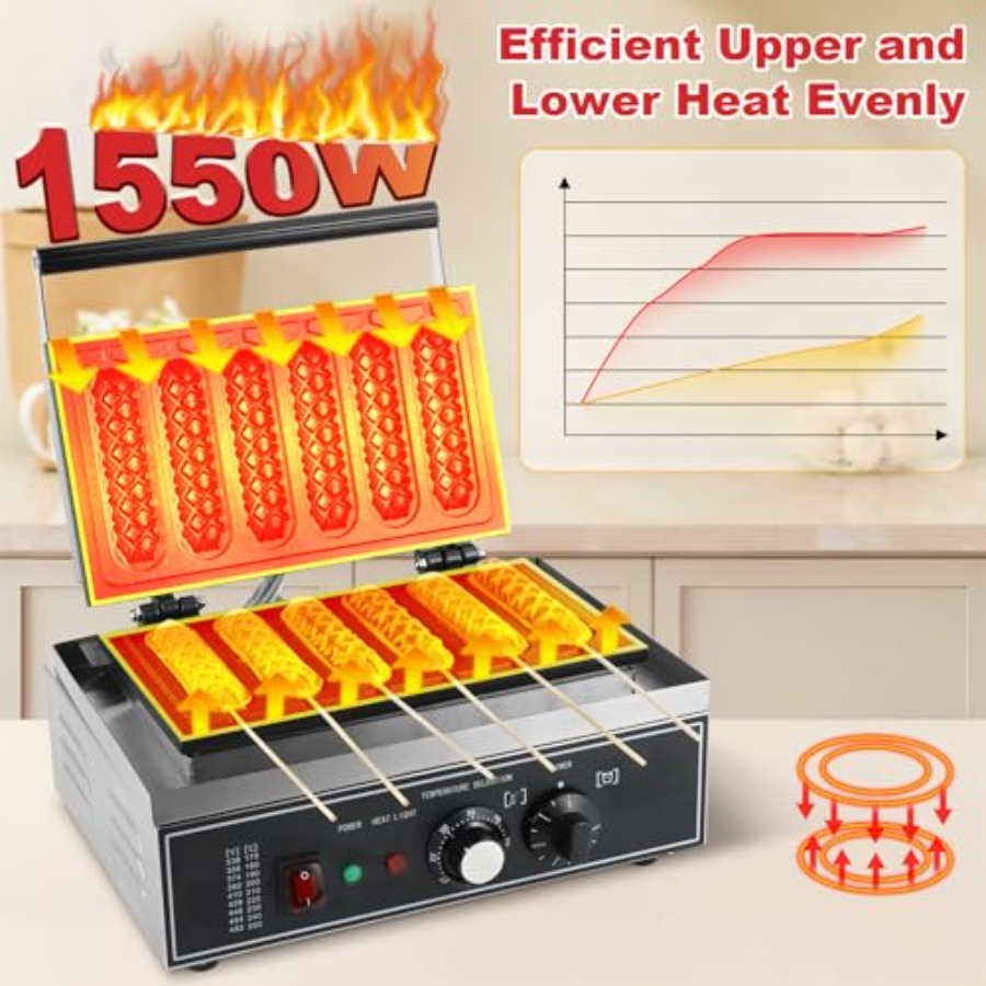 Commercial Corn Dog Maker 1550 - Corn Dog Stick recensie en prijs