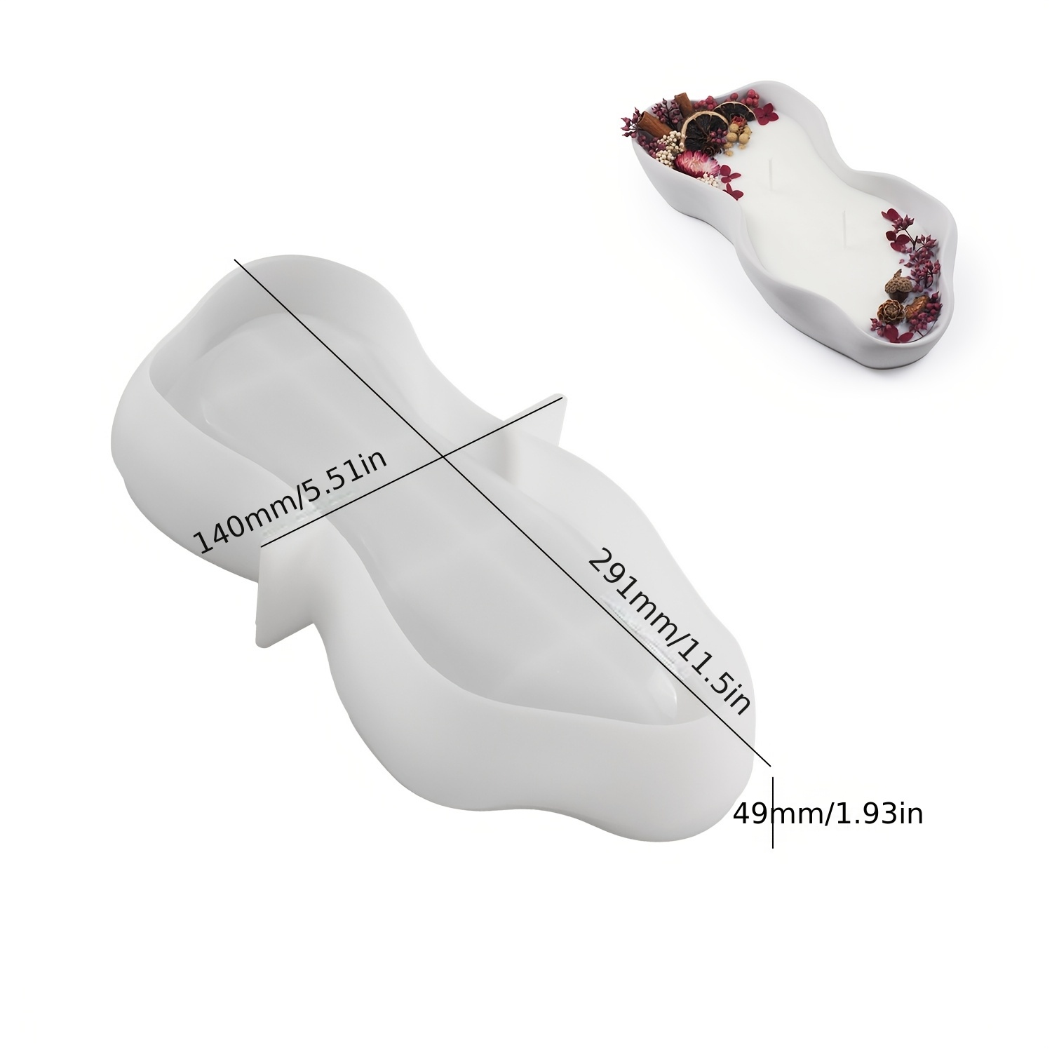 1 Large Irregular Oval Silicon - Potsticker Mold recensie en prijs