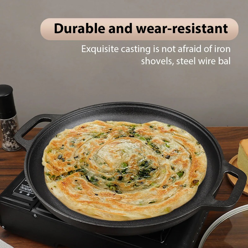 Cast Iron Frying Pan Non-stick - Danish Pancake Pan recensie en prijs