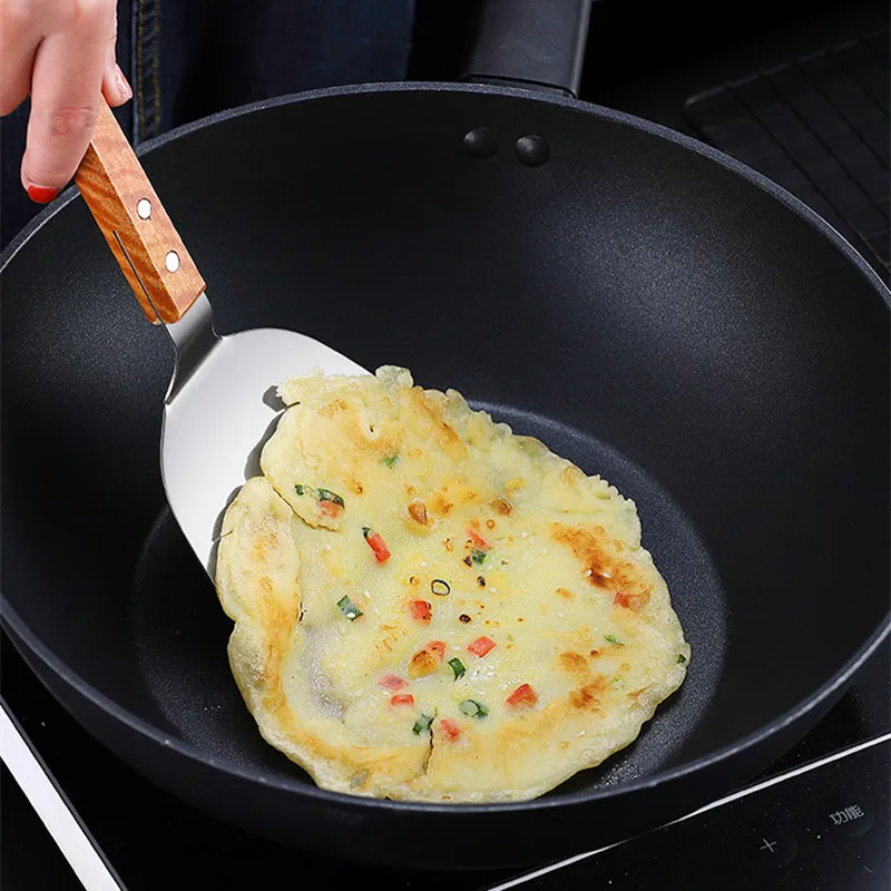 Stainless Steel Wooden Handle  - Okonomiyaki Spatula recensie en prijs