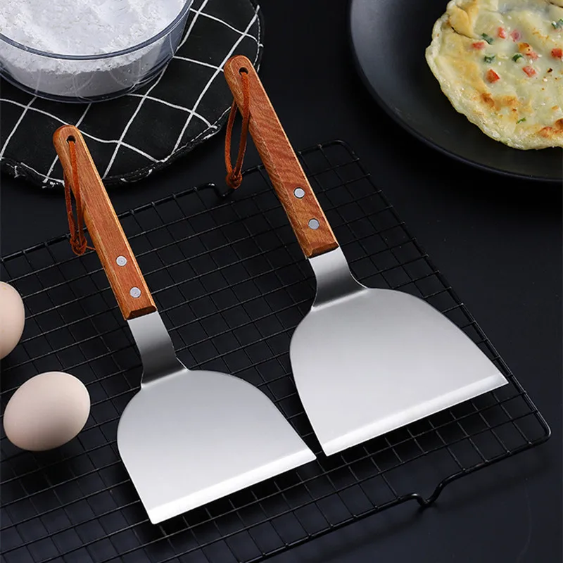 Stainless Steel Wooden Handle  - Okonomiyaki Spatula recensie en prijs