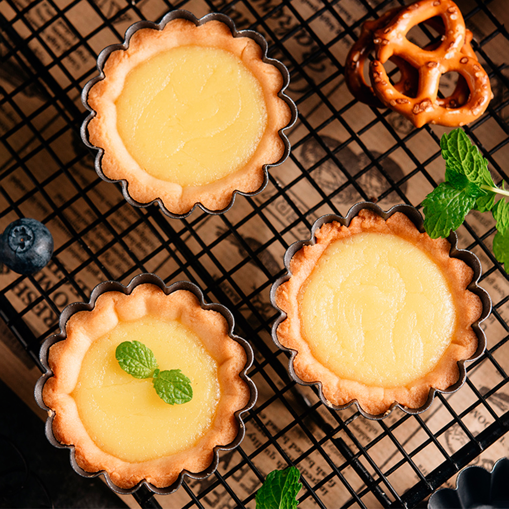 12Pcs Pan Mold Tart Quiche Fla - Egg Waffle Pan recensie en prijs