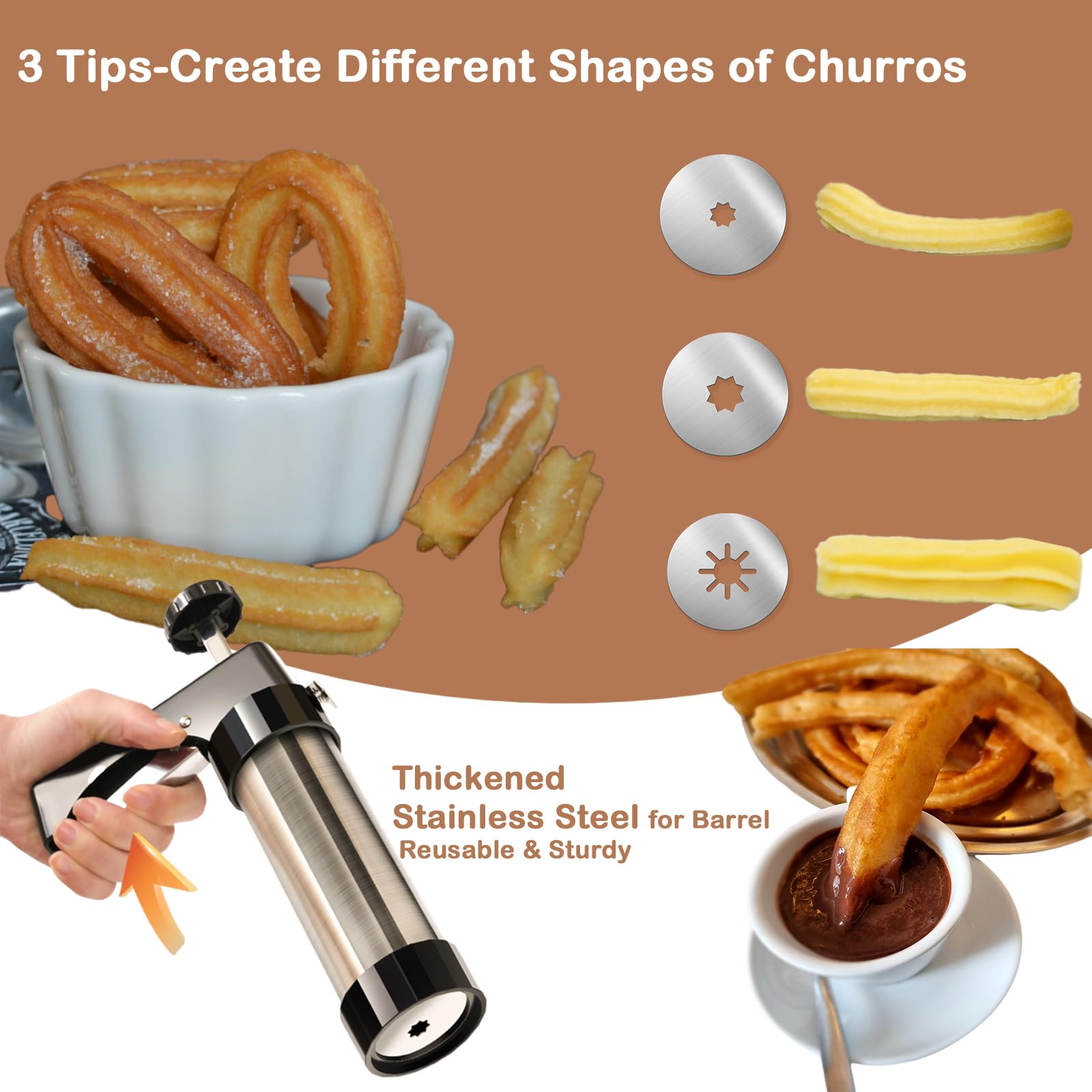 Traditional Churro Maker Machi - Churros Maker Gun recensie en prijs