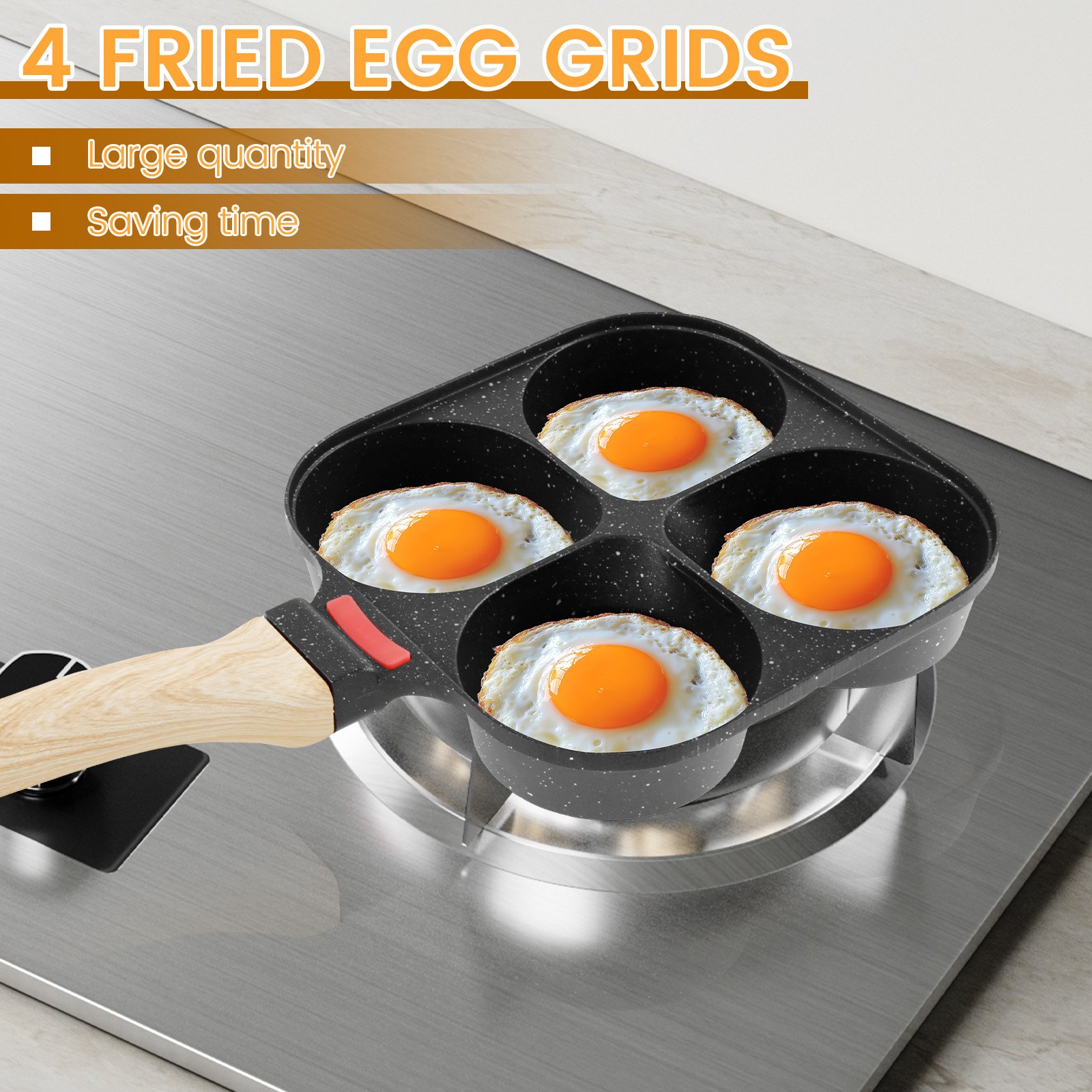 Egg Frying Pan Nonstick Pancak - Mini Pancake Griddle recensie en prijs