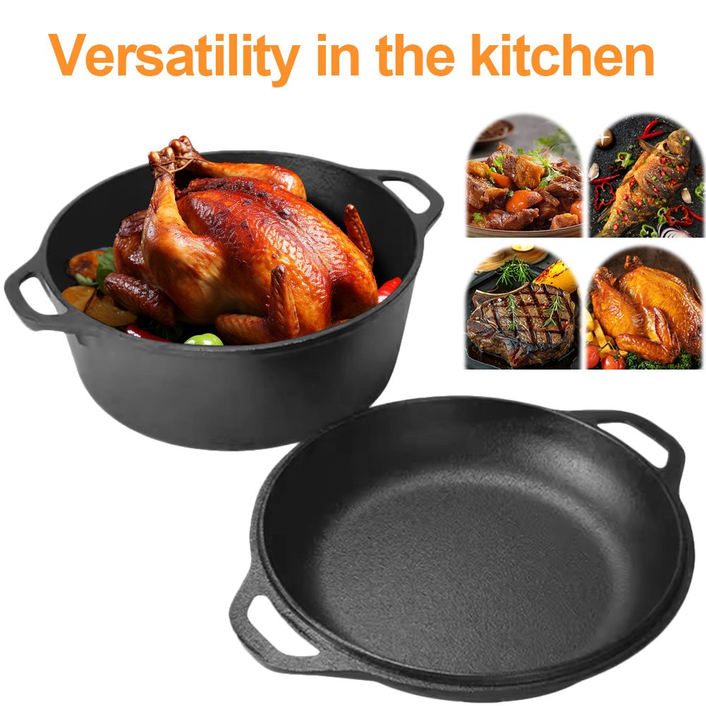 2 in 1 Cast Iron Dutch Oven Po - Cast Iron Corn recensie en prijs