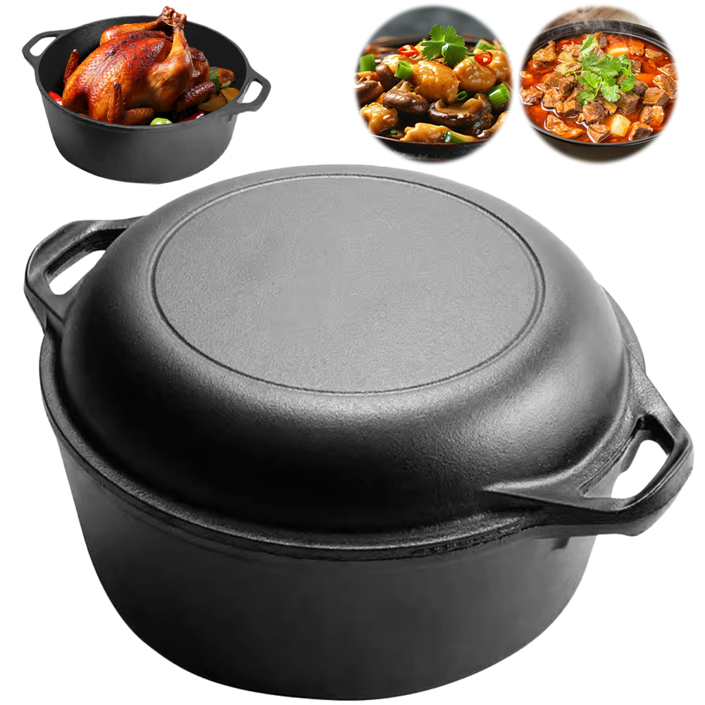 2 in 1 Cast Iron Dutch Oven Po - Cast Iron Corn recensie en prijs