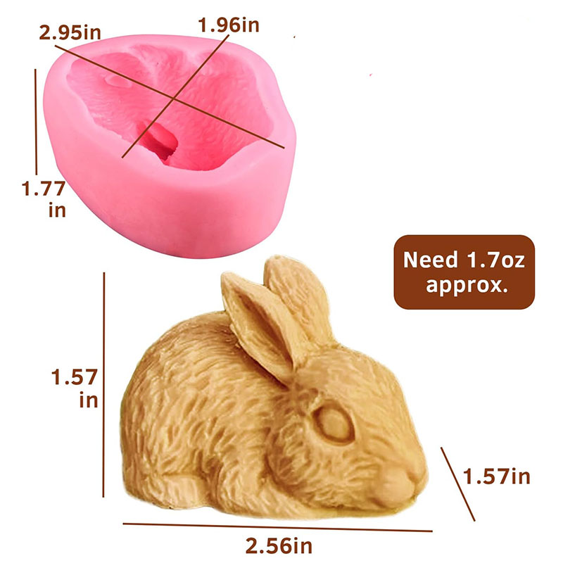 3D Rabbit Silicone Soap Mold E - Bunny Cake Mold recensie en prijs
