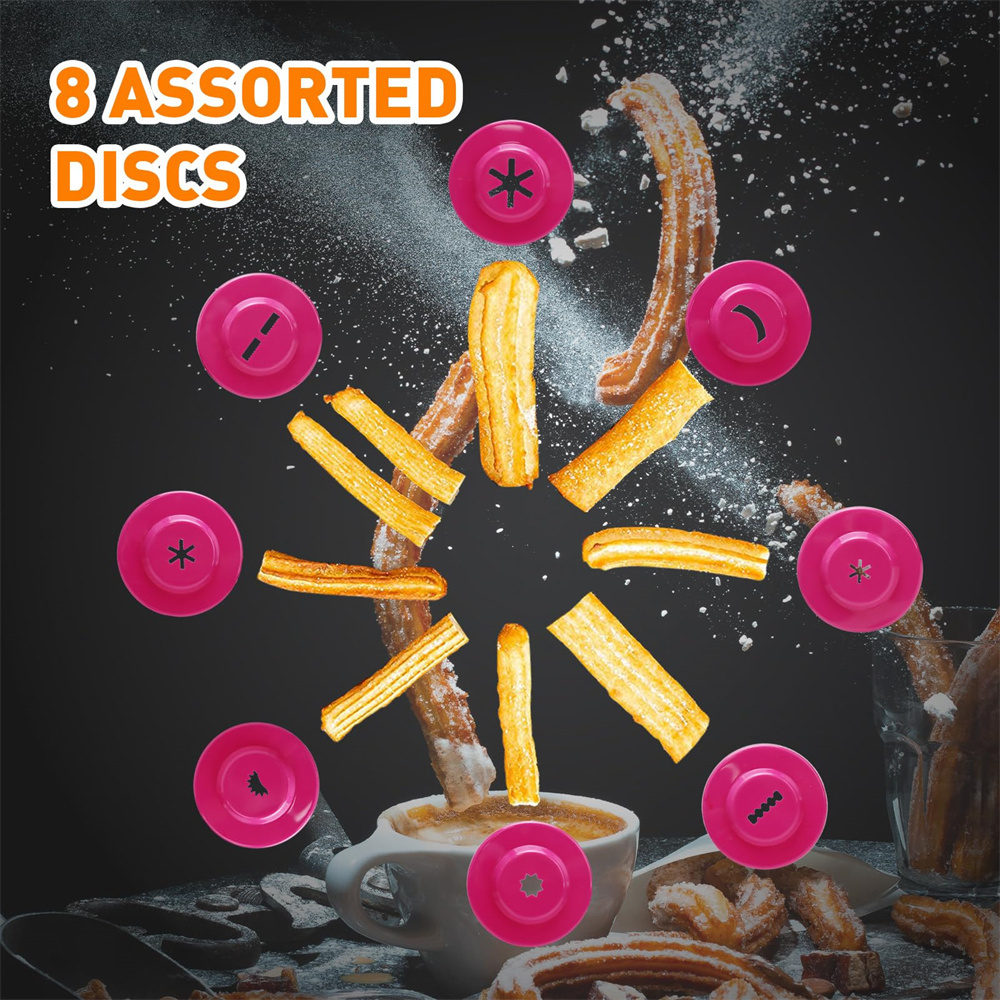 1pc DIY Manual Cookie Press Ma - Churros Maker Gun recensie en prijs