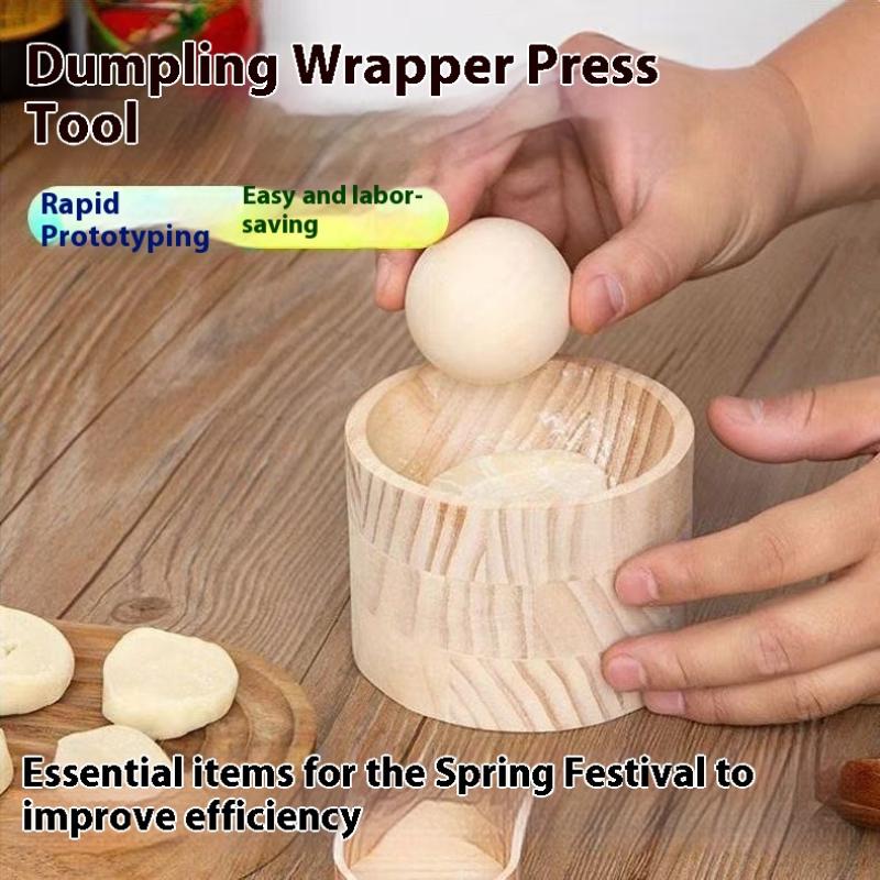 1 Set Wooden Dumpling Maker -  - Dumpling Press Set recensie en prijs
