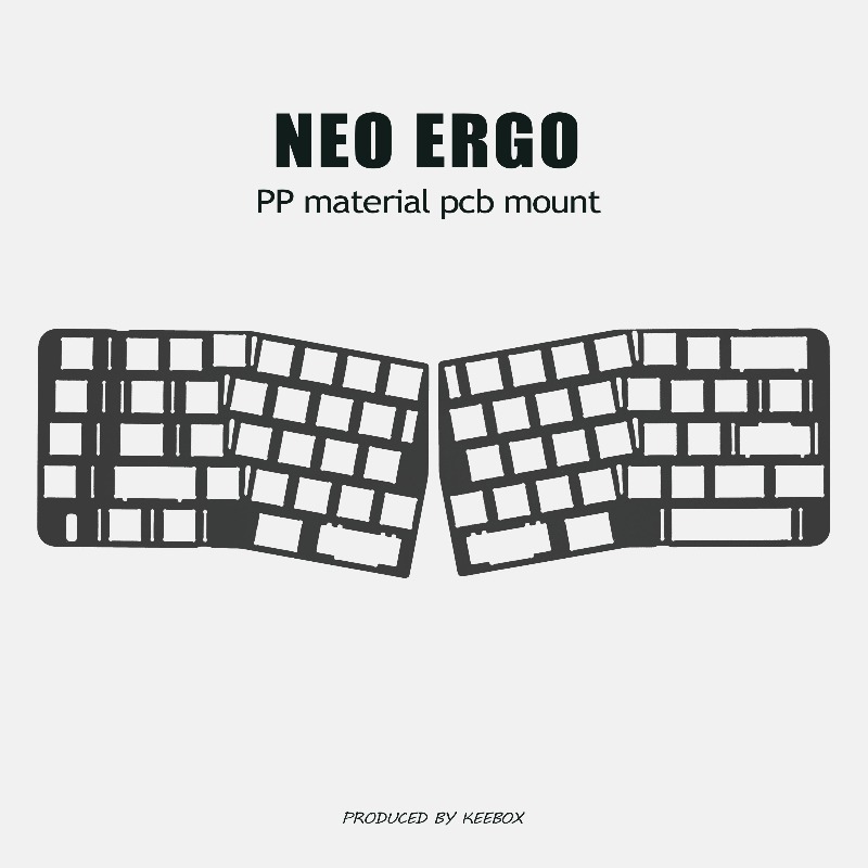 Neo Ergo Keyboard Positioning  - Crepe Pan Carbon recensie en prijs