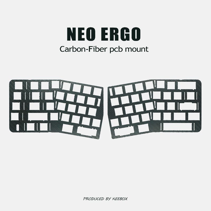 Neo Ergo Keyboard Positioning  - Crepe Pan Carbon recensie en prijs