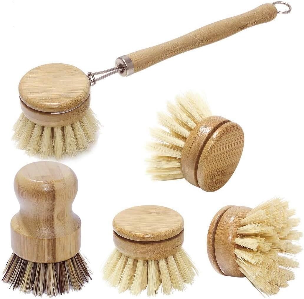 Bamboo Dish Scrub Brushes, Kit - Cast Iron Corn recensie en prijs