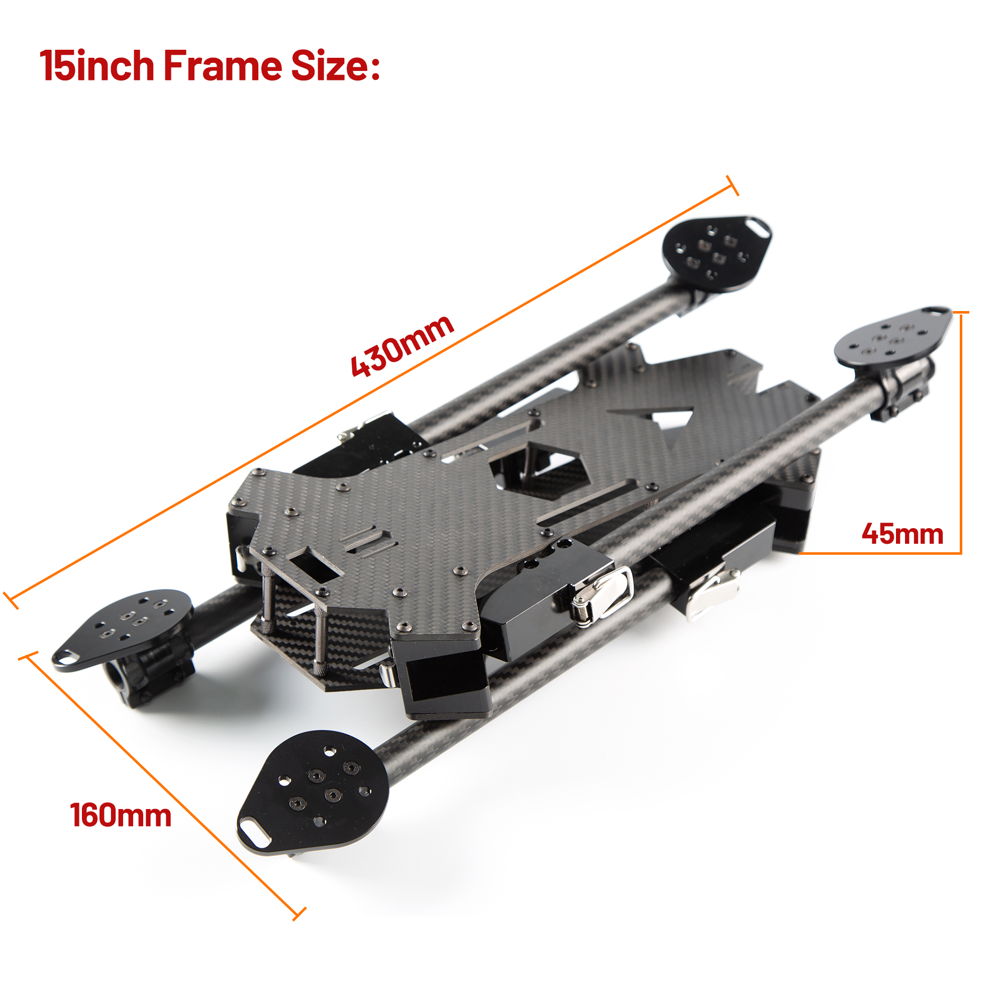 15inch /17inch FPV Carbon Fibe - Crepe Pan Carbon recensie en prijs