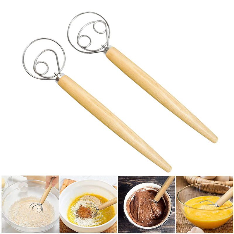 Large Hand Danish Dough Whisk  - Danish Pancake Pan recensie en prijs