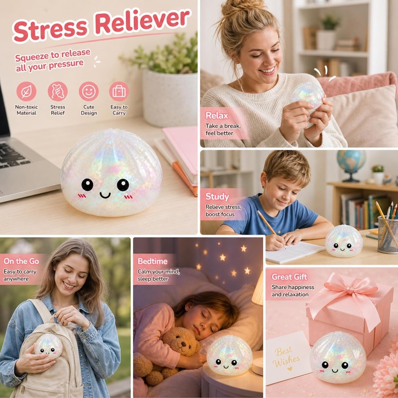 Glitter Bao Bun Squeeze Toy Ka - Bao Steamer Bamboo recensie en prijs