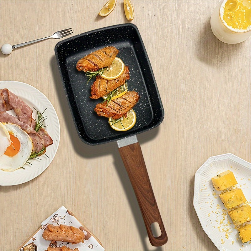 1PCS Egg Fry Pan Square Cast I - Cast Iron Corn recensie en prijs