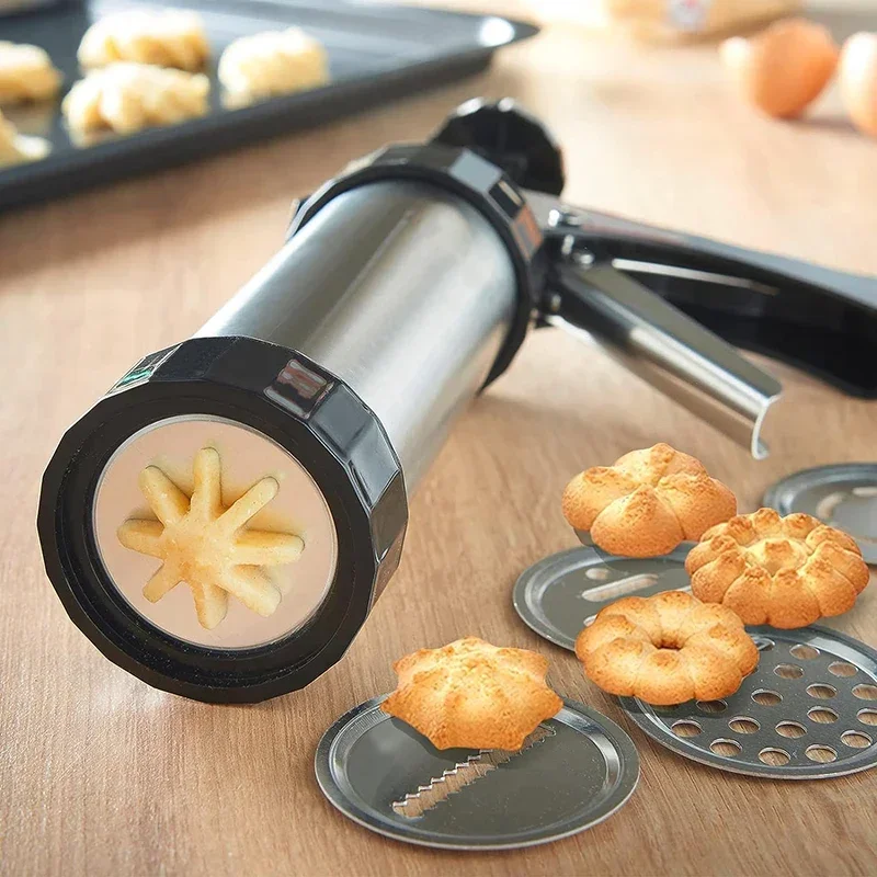 Cookie Press Gun Kit Stainless - Churros Maker Gun recensie en prijs