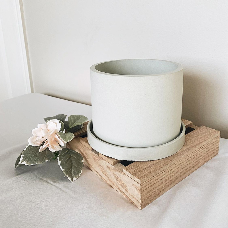 Large Round Flower Pot Cement  - Potsticker Mold recensie en prijs