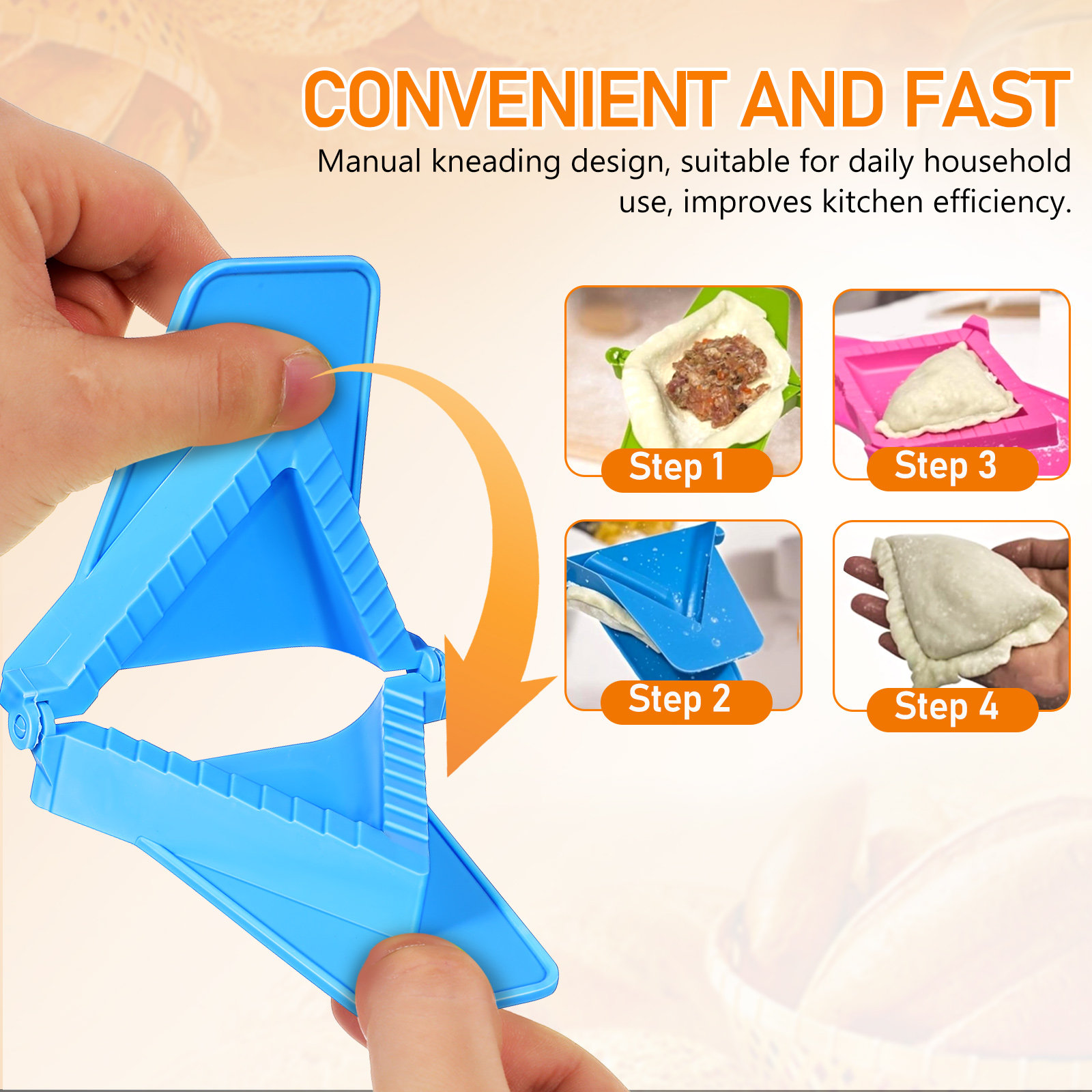 3Pcs Dumpling Mold Plastic Set - Dumpling Press Set recensie en prijs