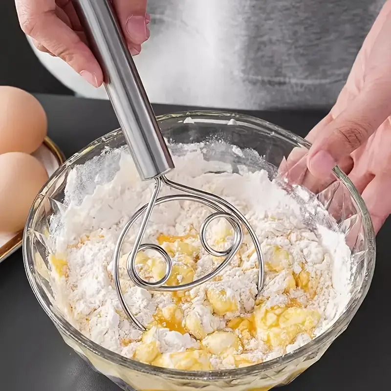 Danish Dough Whisk - Stainless - Danish Pancake Pan recensie en prijs