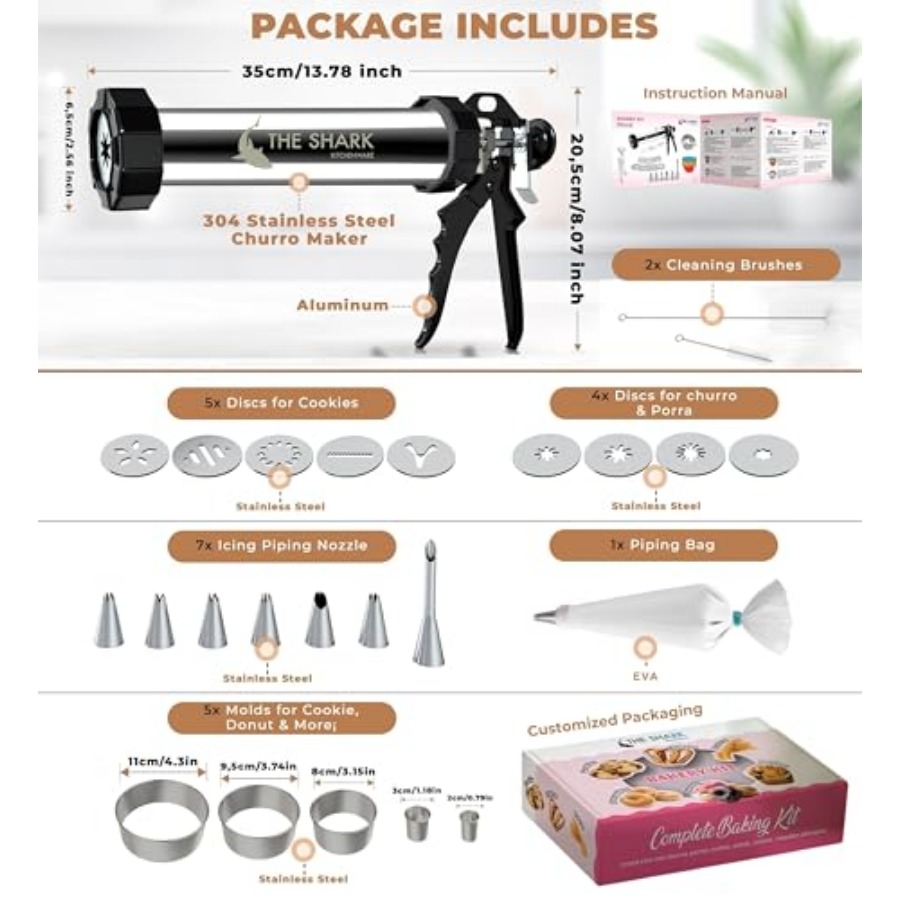 Churro Maker Machine and Sprit - Churros Maker Gun recensie en prijs