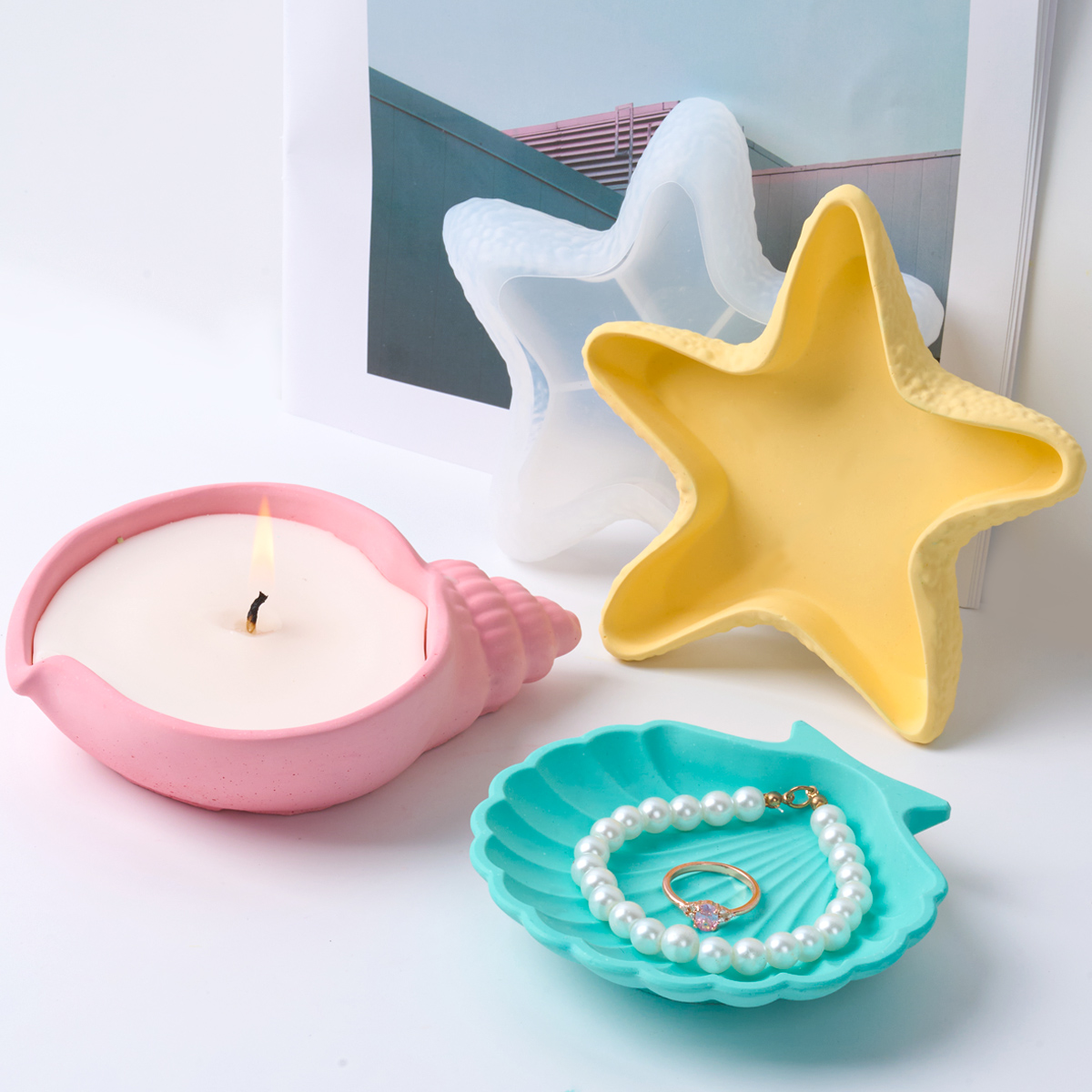 DIY Concrete Starfish Starage  - Potsticker Mold recensie en prijs