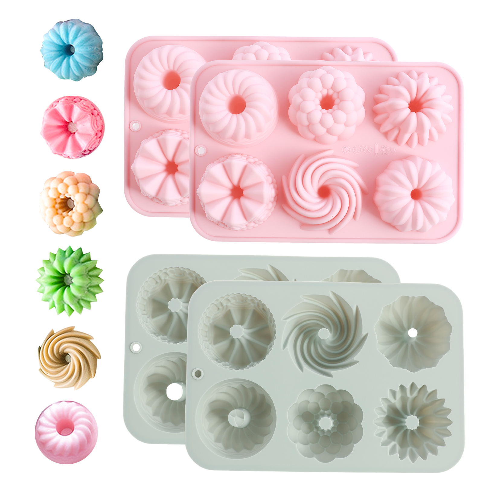 6-Cavity Silicone Fluted Tube  - Donut Mold Silicone recensie en prijs