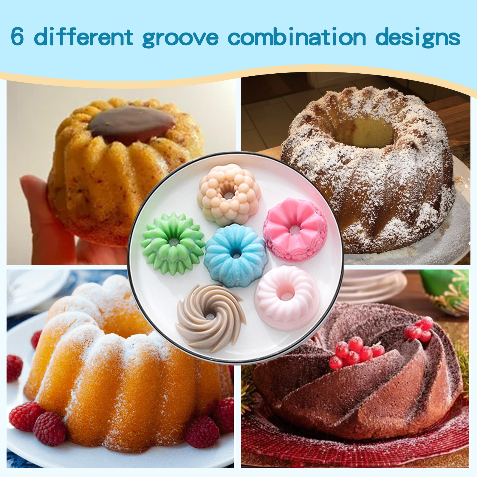 6-Cavity Silicone Fluted Tube  - Donut Mold Silicone recensie en prijs