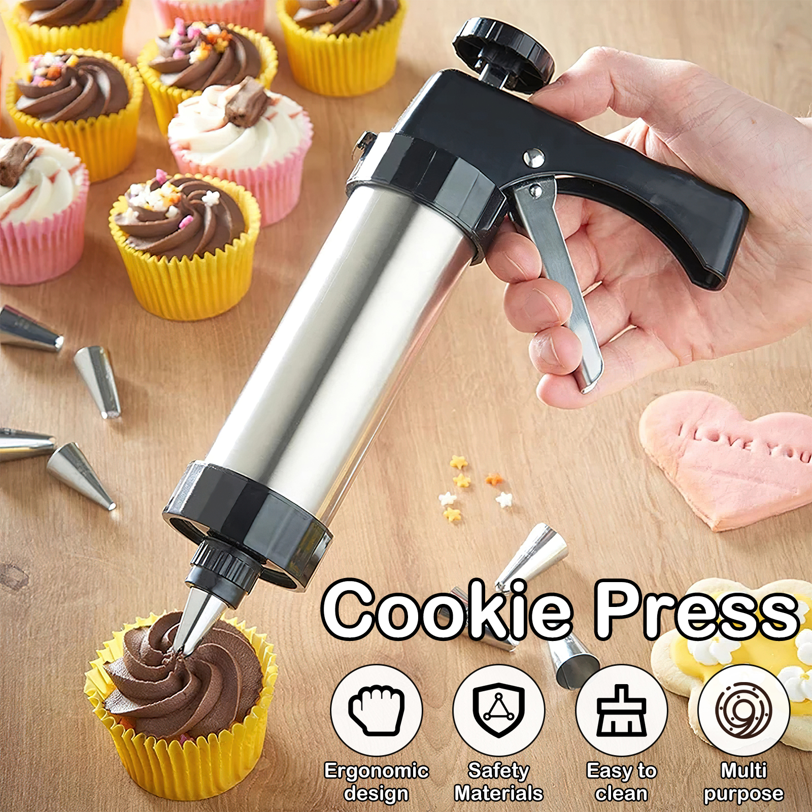 Christmas Cookie Press Gun and - Churros Maker Gun recensie en prijs