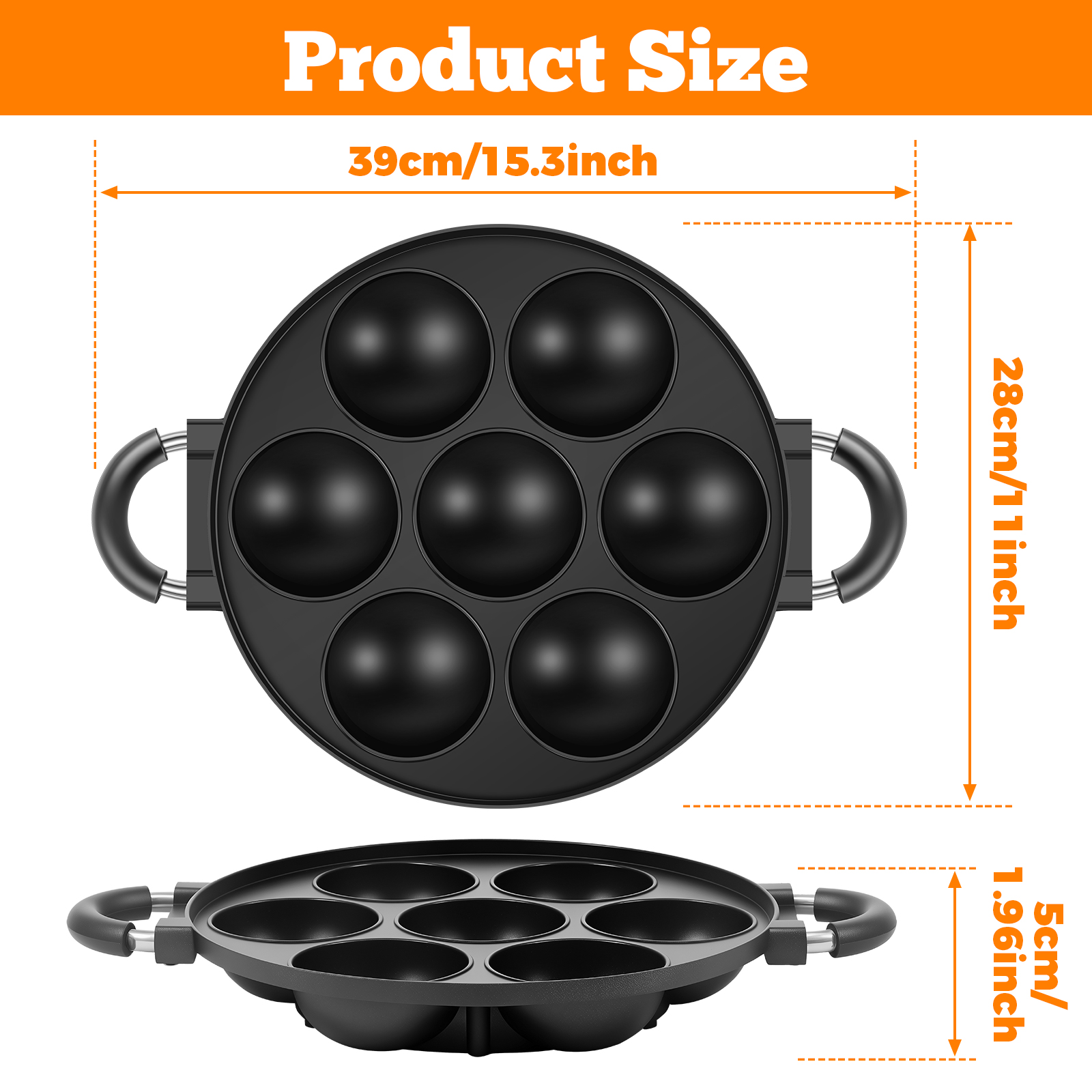 16/7 Holes Takoyaki Pan Alumin - Takoyaki Grill Plate recensie en prijs