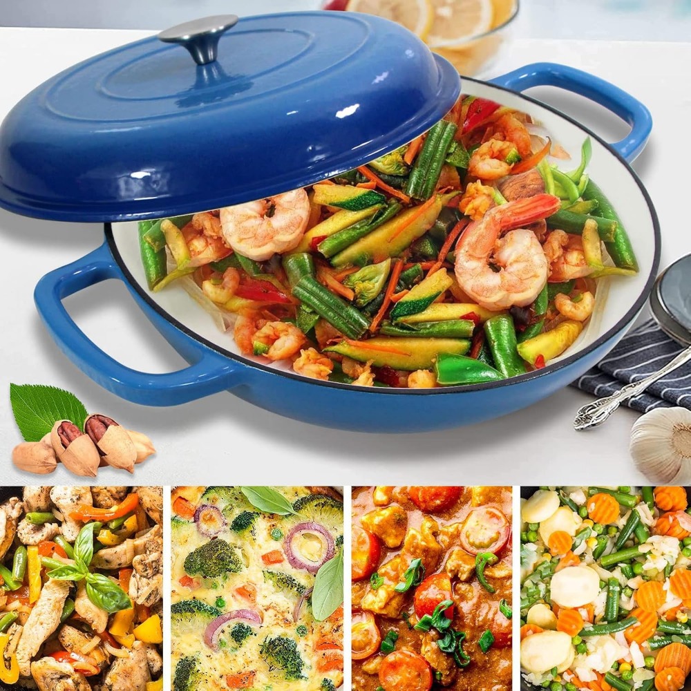4.5L Dutch Oven Soup Pot Cast  - Cast Iron Corn recensie en prijs