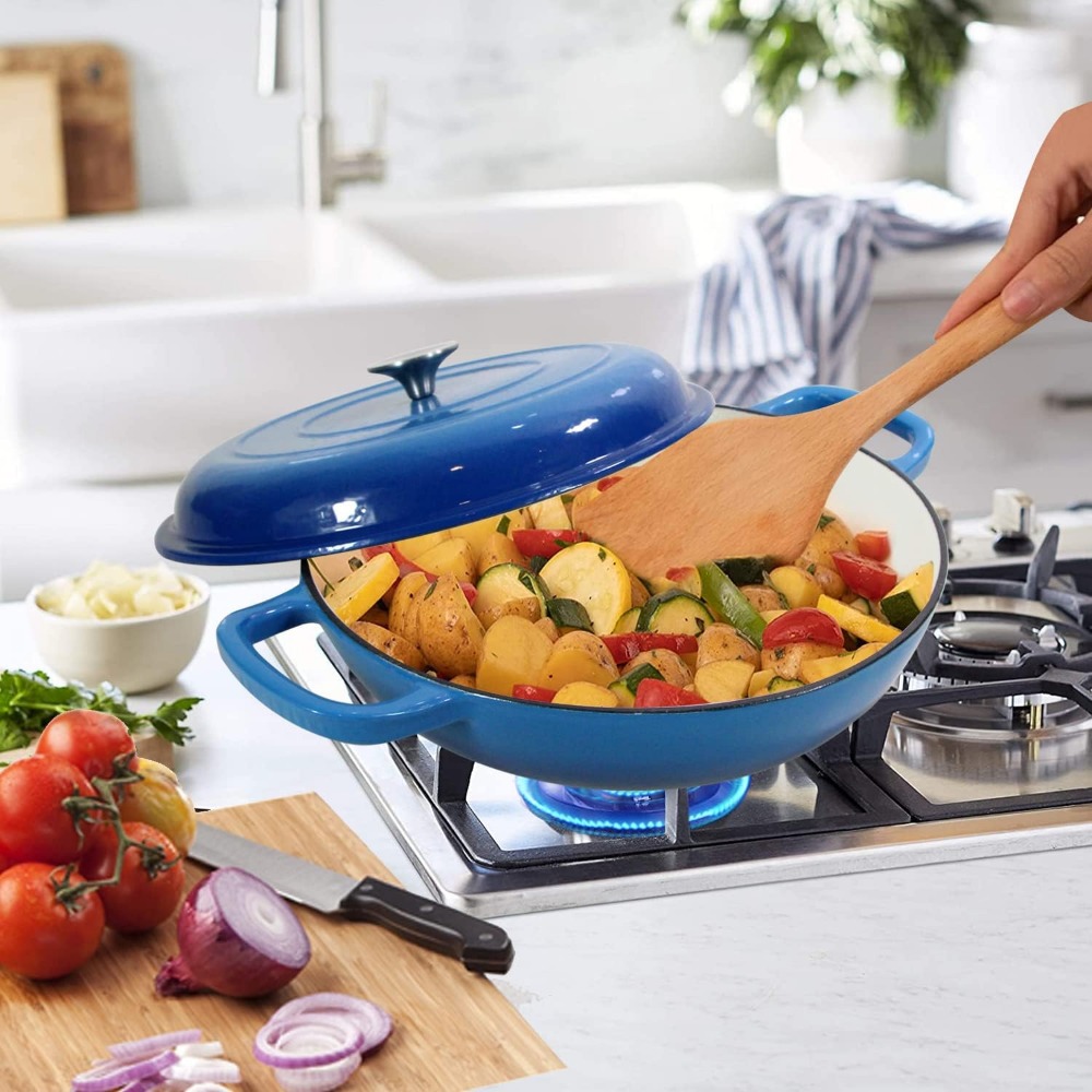 4.5L Dutch Oven Soup Pot Cast  - Cast Iron Corn recensie en prijs