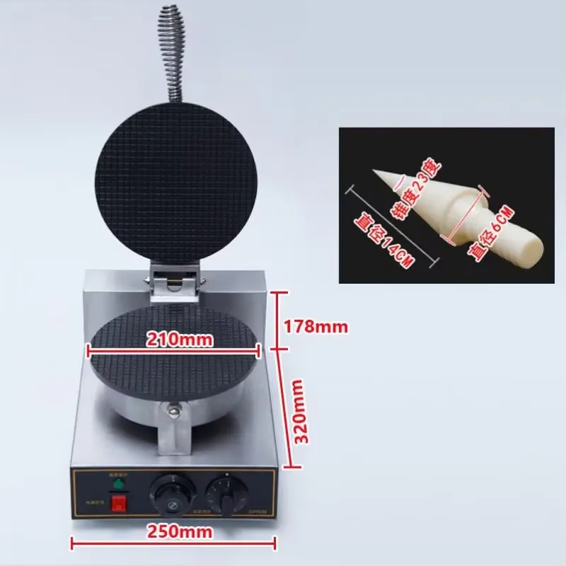TEBAK Factory Snack Machines E - Waffle Cone Maker recensie en prijs