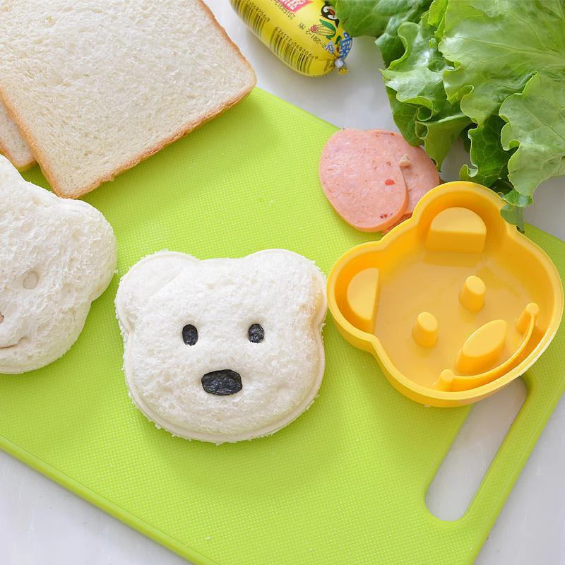 2pcs Sandwich Mould Bear Cat R - Bunny Cake Mold recensie en prijs