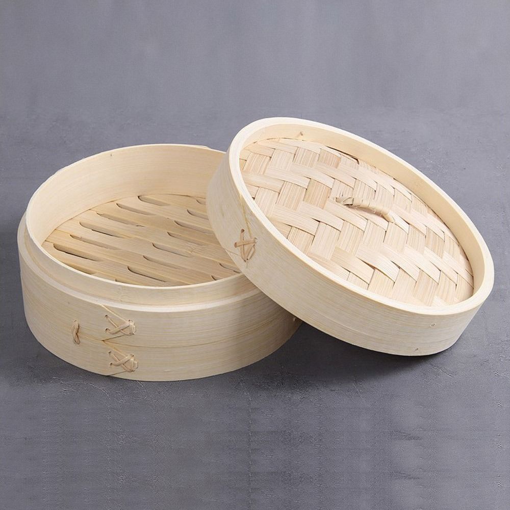 Bamboo Steamer Basket with Lid - Bao Steamer Bamboo recensie en prijs