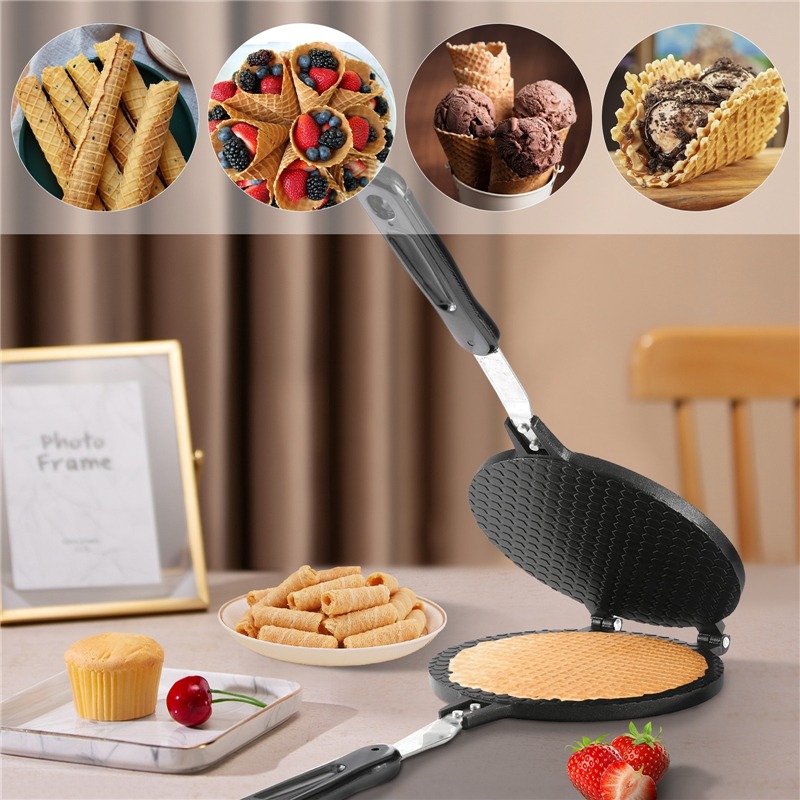 22cm Non-Stick Egg Roll Waffle - Waffle Cone Maker recensie en prijs