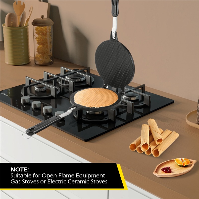 22cm Non-Stick Egg Roll Waffle - Waffle Cone Maker recensie en prijs