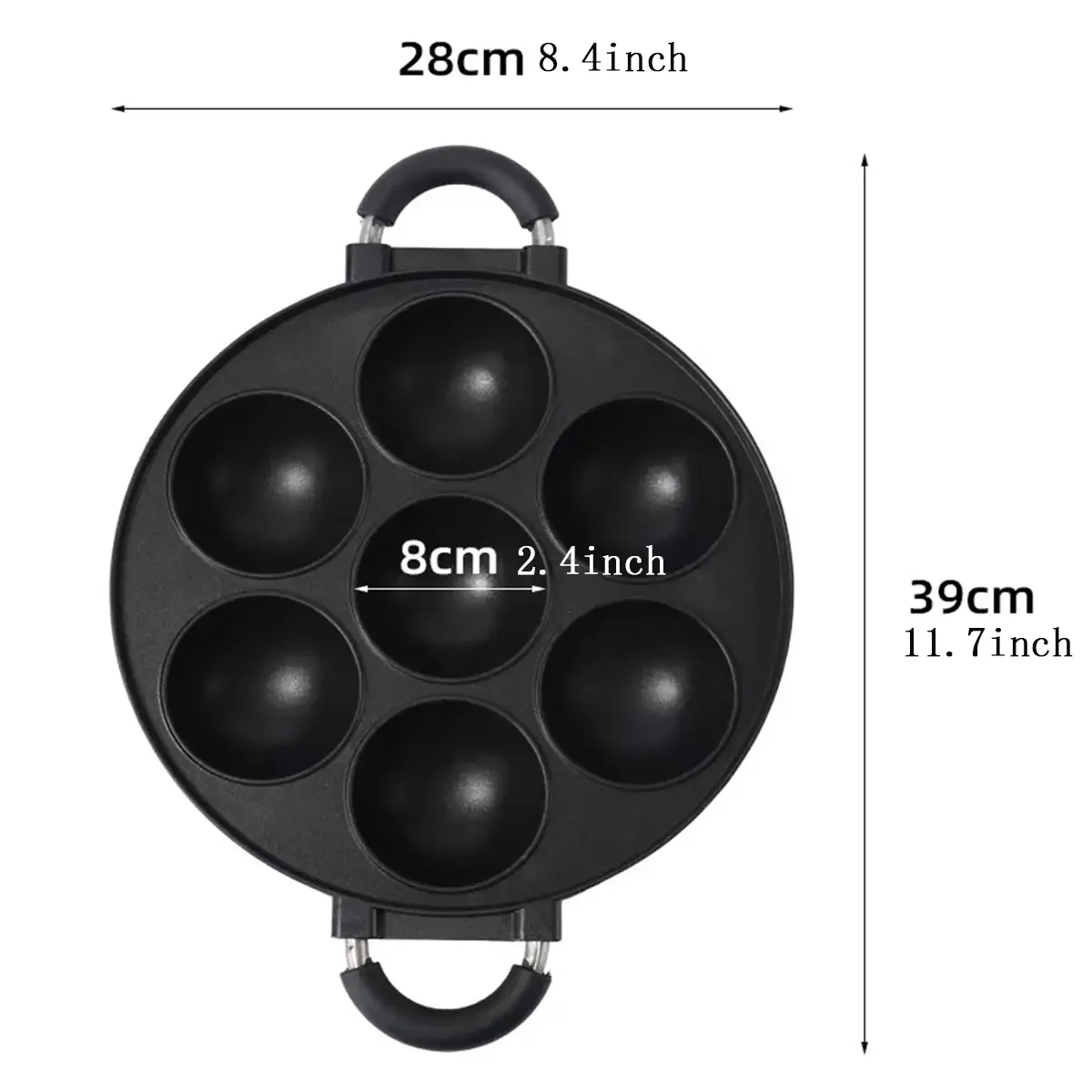 7 Hole Cake Cooking Pan Cast I - Cast Iron Corn recensie en prijs