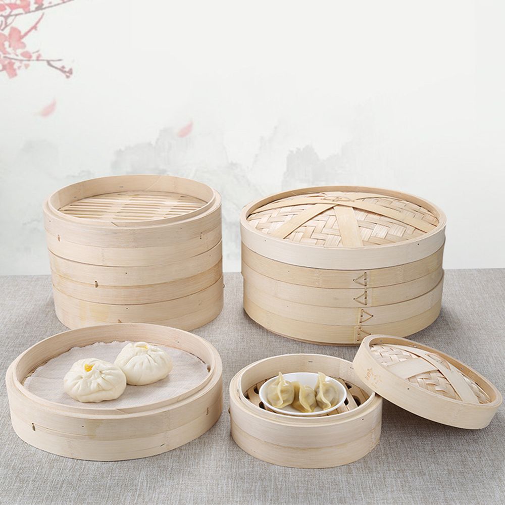 Handle Steam Basket Makes Tast - Bao Steamer Bamboo recensie en prijs