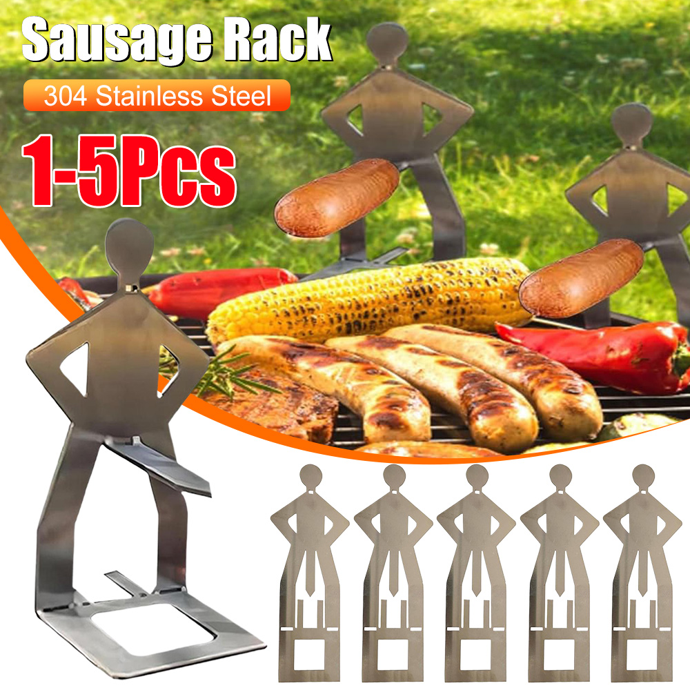 5-1PCS BBQ Sausage Holder Stai - Hot Dog Press recensie en prijs