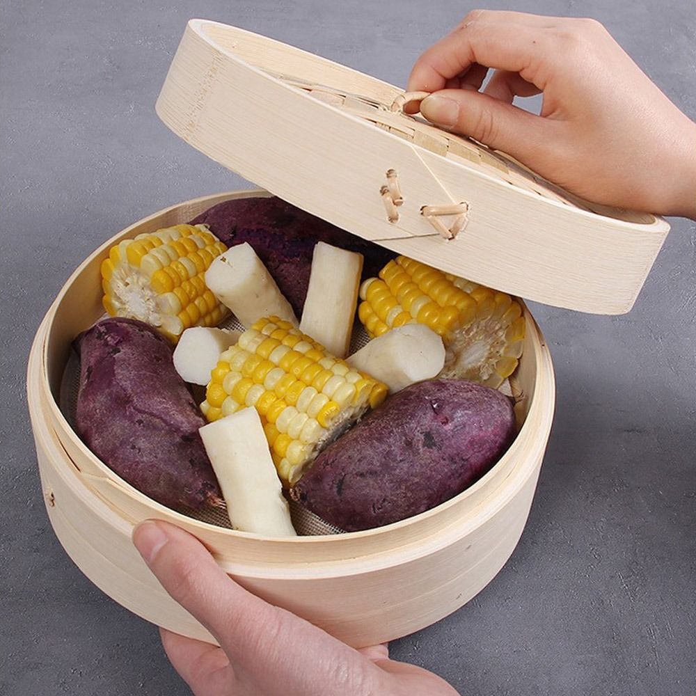 Bamboo Steamer Basket with Lid - Bao Steamer Bamboo recensie en prijs
