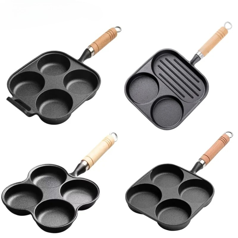 JUSTINLAU 2/4-Hole Cast Iron O - Egg Waffle Pan recensie en prijs