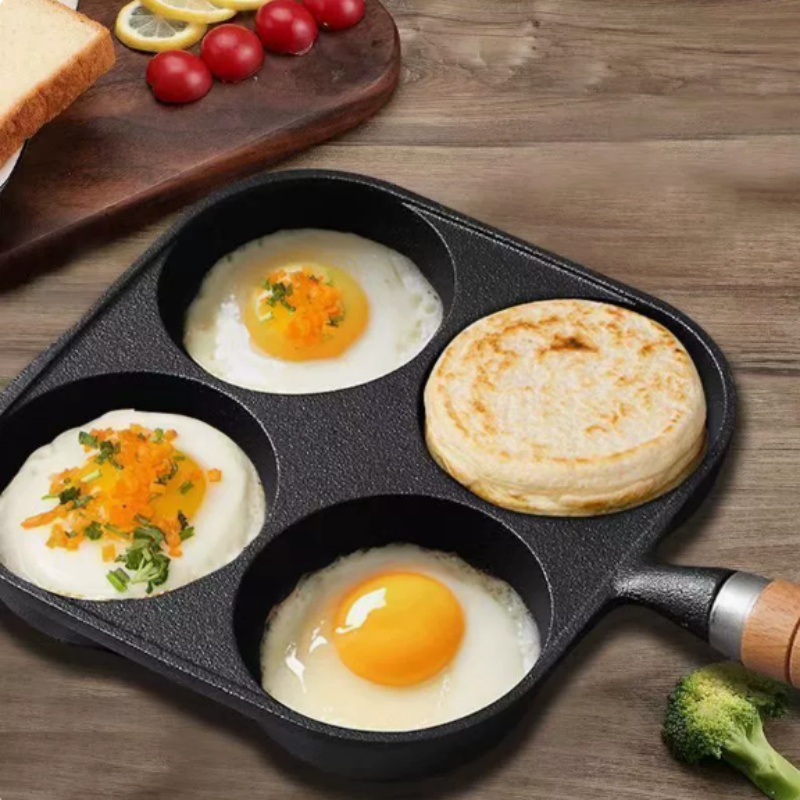 JUSTINLAU 2/4-Hole Cast Iron O - Egg Waffle Pan recensie en prijs