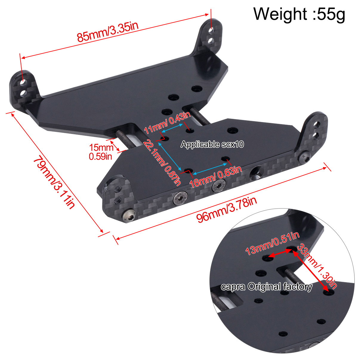 Carbon Fiber Chassis Skid Plat - Crepe Pan Carbon recensie en prijs