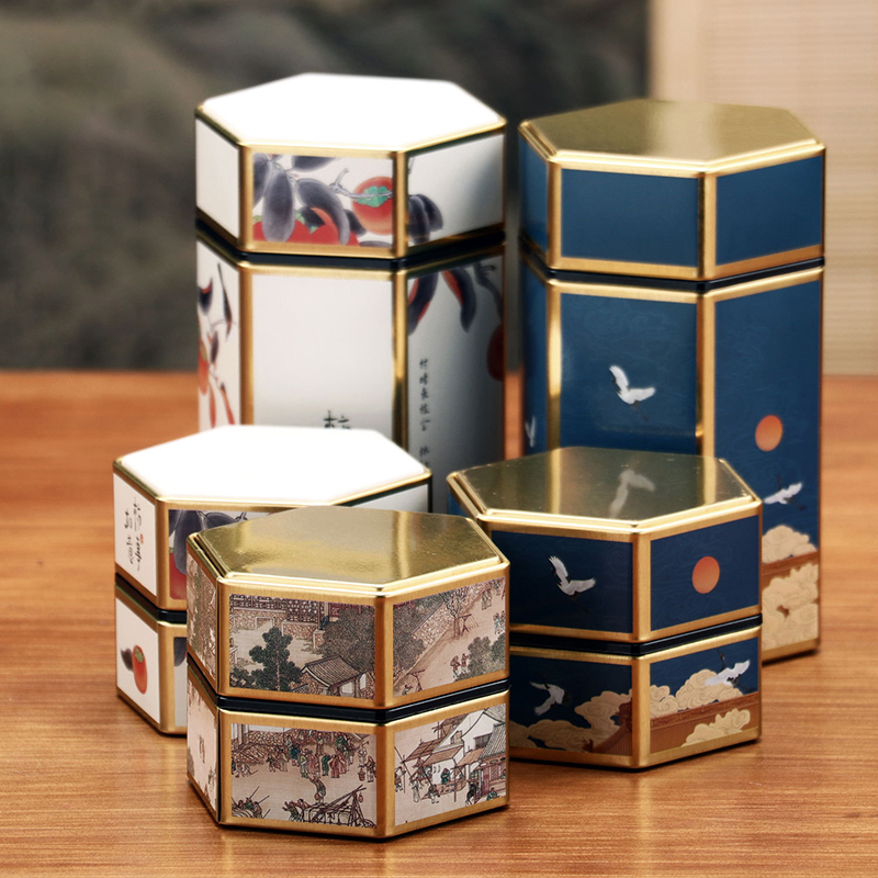 Creative Hexagonal Teapot Tin  - Cast Iron Corn recensie en prijs