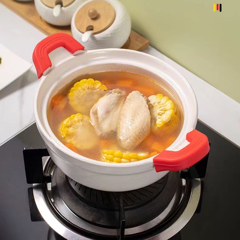 2PCS Silicone Anti-Scald Pot H - Cast Iron Corn recensie en prijs