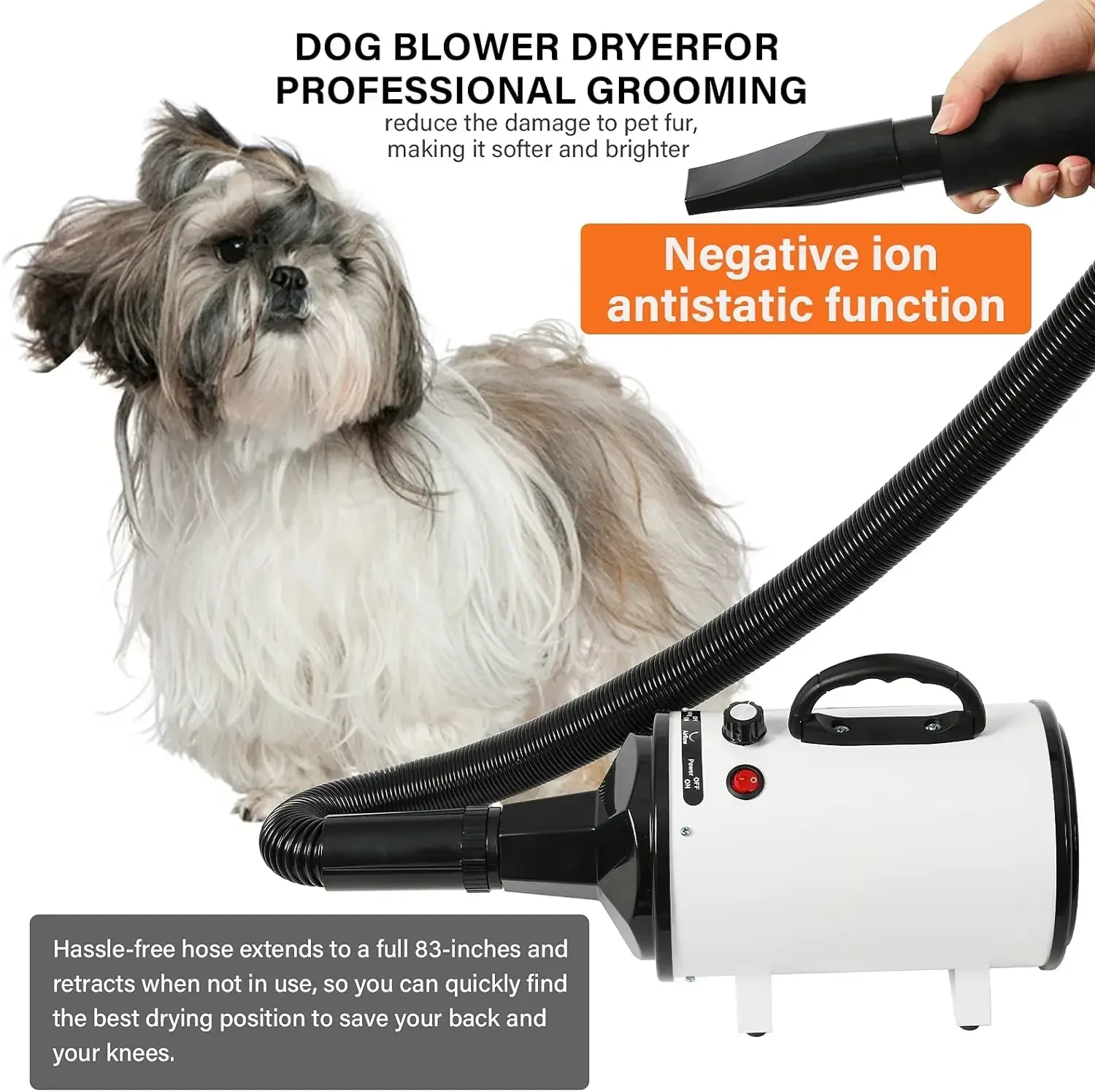 2800W Pet Hair Dryer for Dogs  - Hot Dog Press recensie en prijs