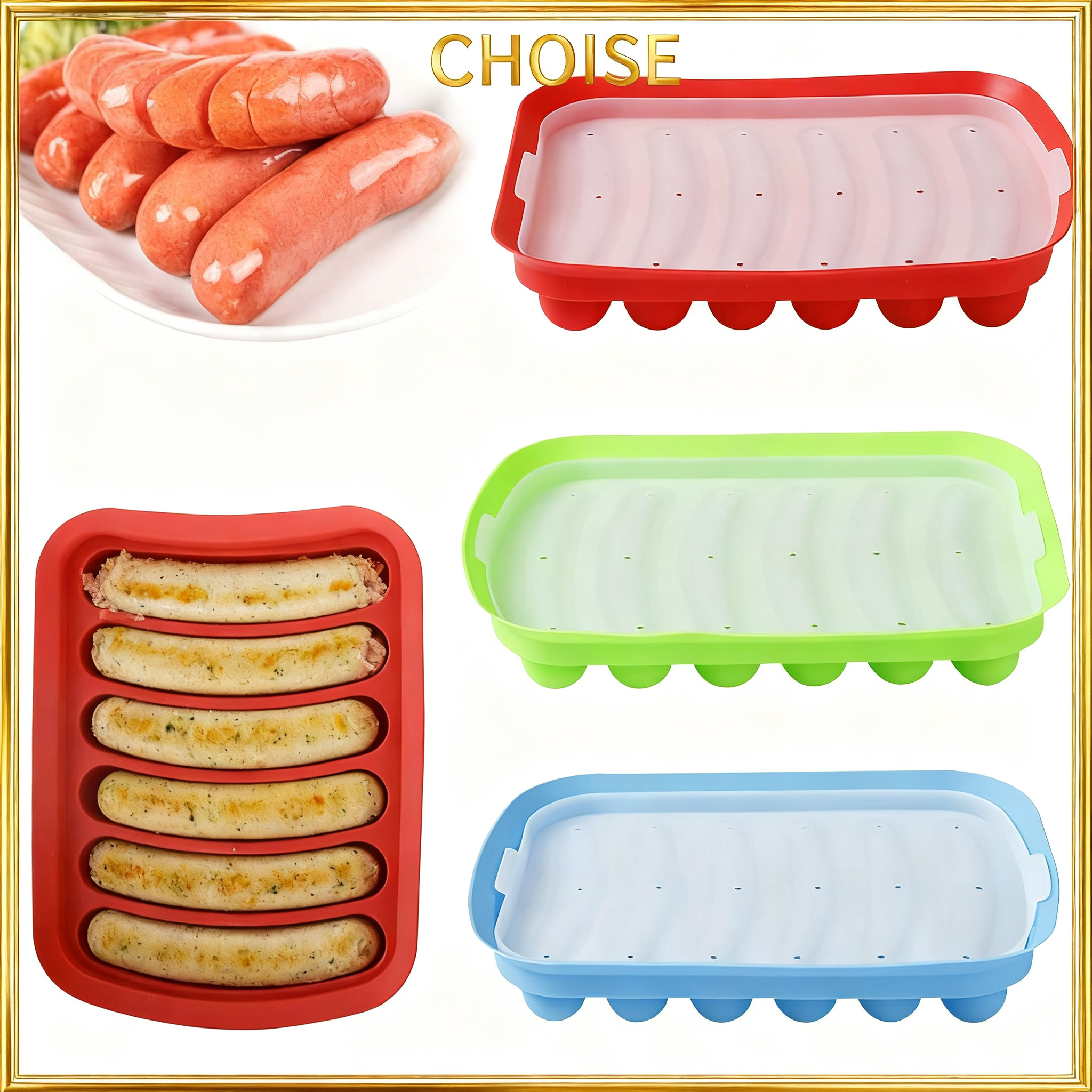 Sausage Maker Mould 6 Grids Si - Hot Dog Press recensie en prijs